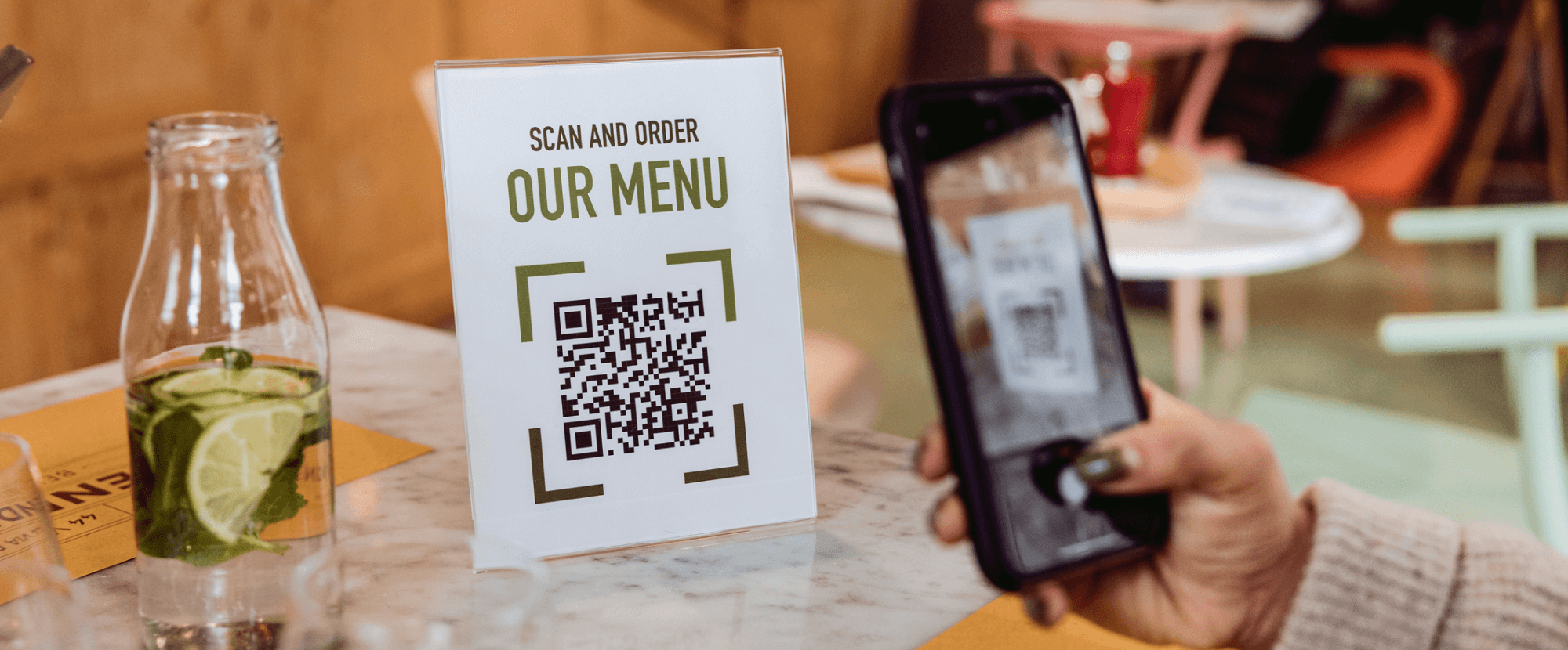 Restaurant with QR Codes