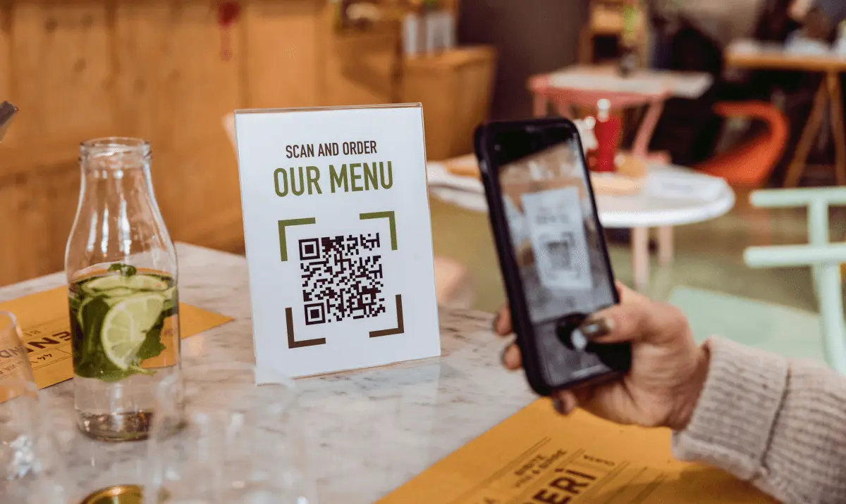 Restaurant with QR Codes