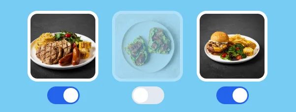 menuviel availability settings